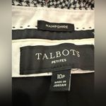 Talbots  Hampshire Straight Ankle Pants Wool Blend Houndstooth Petite 10P Photo 6