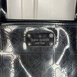 Kate Spade  New York Women's Black Patent Leather Heart Medium Tote Bag Zip Photo 2