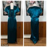 Gorgeous Vintage 90s JR Nite Iridescent Teal Mother of the Bride Gown! Size 14 Photo 1