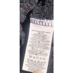 Free People  Lace Peplum Top Black Floral Scoop Neck Size XS Romantic Goth Whimsy Photo 5