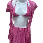 Pink Knit Skirt Set size S Photo 1