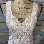 Vintage Cinema Etoile Pink Lace Beaded Sleeveless intimate Sleepwear size Medium Photo 1