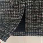 Trina Turk Black/White Tweed Wool Blend Pencil Skirt Photo 3