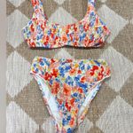 l*space L* Bikini Set Izzie Top smocked floral Flowers Forever high rise barlette Photo 0