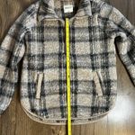 Abercrombie & Fitch Abercrombie &‎ Fitch Soft Collection Quarter Zip High Pile Sherpa Pullover Small Photo 6