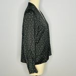 Prologue x Target Black Ground Dot Blouse- Pleated Cuffs- Size XL Photo 3