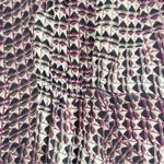 Nic+Zoe Purple Black Abstract Print Blouse Womens S Sleeveless Classic Preppy Photo 5