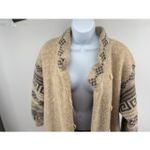 Vintage Hilda Icelandic Wool Knit Coat Sweater Jacket White Gray Iceland Size XS Photo 14