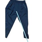 Free People  dark gray pinstripe trouser pull on pants zip pockets XS Photo 8