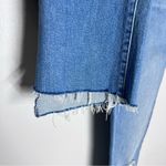Mother The Insider Crop Step Fray Jeans Thrilling Shots Sz 25 Blue Photo 6