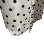 Halloween Women's‎ Size Medium Pin Up Black White Polka Dot Costume Dress Photo 6