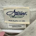 Vintage Artisans Novelty Elk Hunter Christmas Tree Sweatshirt Women's Medium Gray Photo 2