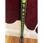 NWT Lafayette 148 Sweater Wool Blend Boucle High Low Shawl Size Small Red Photo 5