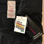 No Boundaries  Bikini Bottom Striped Ribbed Crossover Black L Photo 2