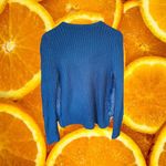 ANA Blue Faux Fur and Sweater Vest Size Large‎ Photo 3