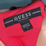 Guess  Womens Shasti Animal Print Bodycon Cutout Mini Dress Red Black Small Photo 10