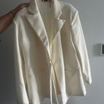 Nasty Gal Wool White Cream Blazer Photo 0