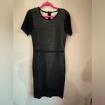 Revolve John + Jenn Black Perforated Laser Cut Mesh Bodycon Cocktail Dre… Photo 1