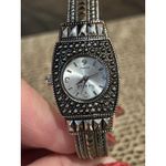 Peck & Peck Women's  Silver Tone  Cuff / Bangle Quartz Watch Working Photo 1
