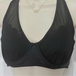 Ted Baker  Kerona Scallop Mesh Bikini Top Halter Black Size 34 DD/E Beachy Chic Photo 5