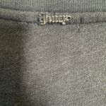 Juicy Couture Women's Sequin Heels Step Hem Grey Sweatshirt Sweater W1066 Sz M Photo 6