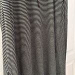 Eileen Fisher NWT  Organic‎ Linen Jersey Black and green Striped Skirt size XL Photo 1