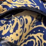 Embroidered Corduroy Shoulder Bag Black Photo 7