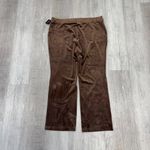 Juicy Couture Juicy By  Brown Velour Track Pants - Size 2x Photo 1