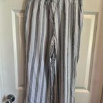 Royalty For Me  Black and White Striped Joggers Photo 4