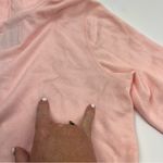 Abercrombie & Fitch Womens SZ Medium Pink Full Zip Hooded Jacket Pockets *FLAWED Photo 11