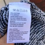 Silence + Noise Urban Outfitters Womens large grey and black v-neck knit sweater Photo 7