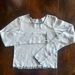 Brandy Melville Long Sleeve Lettuce Edge Ter Photo 0