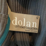 Anthropologie Dolan Left Coast Open Cardigan X Small Gray Lea‎ Ribbed Jacket ￼ Size XS Photo 3