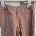 Escapada Escada Egyptian Linen Brown Wide-Leg Palazzo Pants US 6 Photo 9