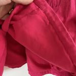 Mirasol Jean Jacket Women's Size Large Button Cotton Embroidered Magenta Pink Photo 4