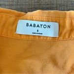 Babaton  aritzia 100% silk orange button down shirt Photo 3