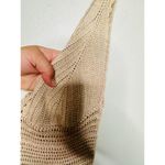 RONNY KOBO Beige Knit Crochet V Photo 9