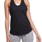 Nike Yoga Core Collection Black Ribbed Tank Top Photo 1