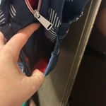 Lug Women s Romper Carry Shoulder Bag Brushed Navy Hearts Blue Photo 6