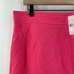 Ann Taylor Skirt Size 14 Pink NWT Linen Blend Pencil Knee-Length Plus Curvy Photo 7