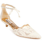 Badgley Mischka Women's Betsy Lace Kitten Heel Pumps Photo 0