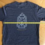 Up North Trading Company “Camping is Lit” Tee, Gray, White Size S Photo 5