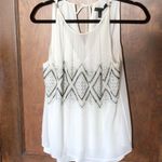 White House | Black Market WHBM Embellished Shell in White sz small Photo 4