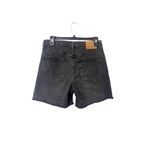 Denim Forum Black The Romy Slim Mid Thigh‎ Shorts Size 6/28 Photo 3