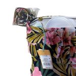 Target Strapless Swimming Suit One Piece Black Pink Floral Women’s Size Small Photo 2