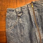 VINTAGE Acid Wash Denim Skirt‎ Blue Size undefined Photo 1