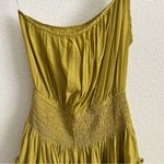 Mustard Seed NWT Citron Pleated One Shoulder Dress S Photo 5