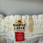 Marine layer  Corinne High Waist Cream Gauzy Shorts Photo 4