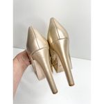 Jessica Simpson Pumps High Heel Play Nellah Size 6.5 Champagne Metallic Heels Photo 7