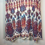 Show Me Your Mumu V-Neck Tunic Blouse Mini Dress Medallion Paisley Flowy Large Photo 13